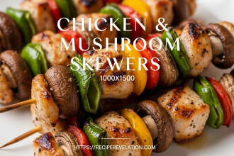 Savor the Flavor: Irresistible Chicken & Mushroom Skewers
