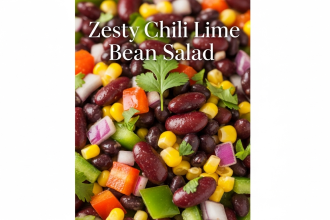 Zesty Chili Lime Bean Salad: A Flavor-Packed Fresh Twist