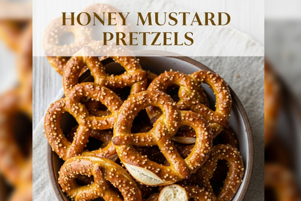 Crunchy Delight: The Irresistible Joy of Honey Mustard Pretzels
