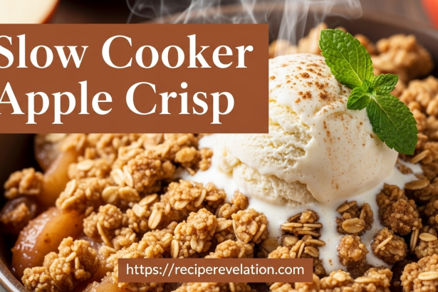 Cozy Up with Gluten-Free Slow Cooker Apple Crisp Delight