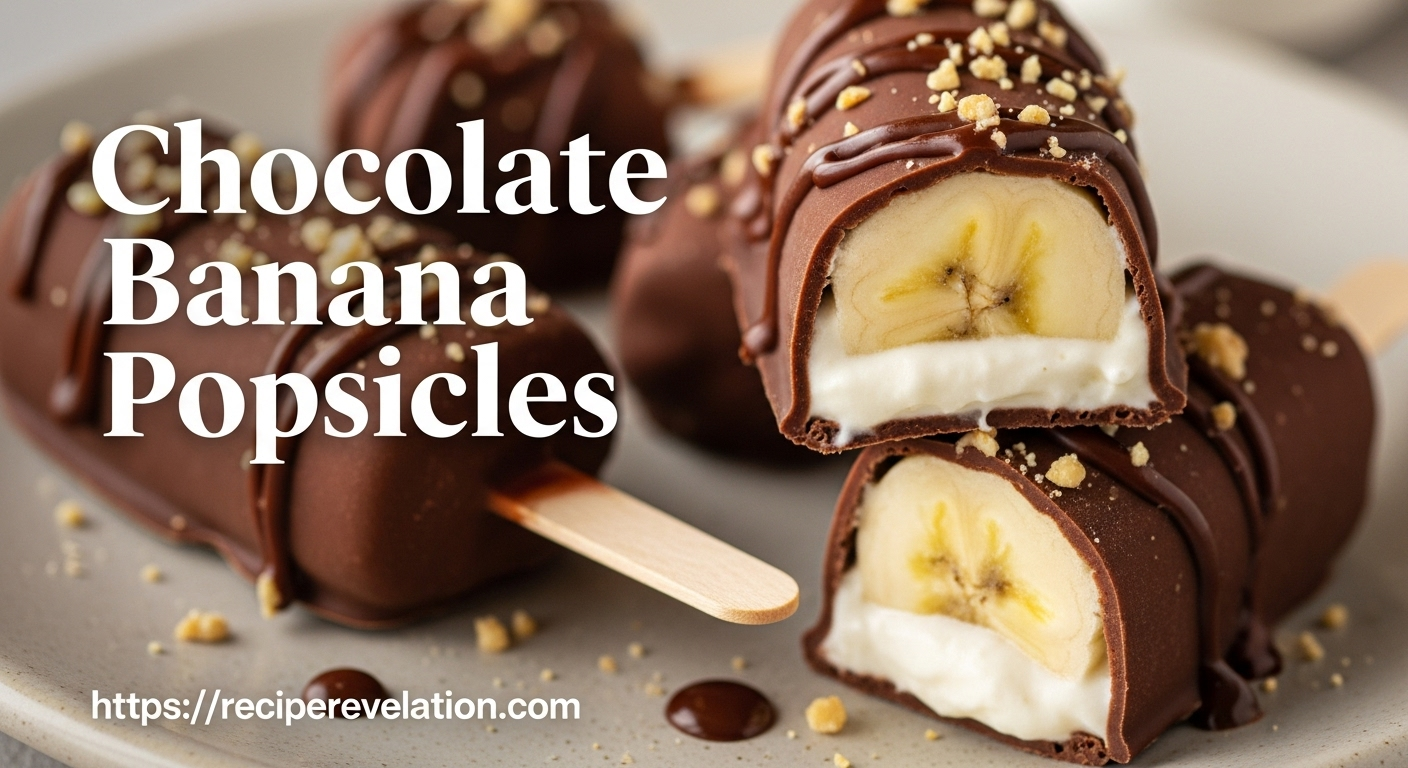 Chill Out with Irresistible Chocolate Banana Popsicles!