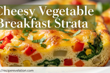 Cheesy Vegetable Breakfast Strata: A Savory Morning Delight
