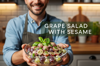 Refreshing Sea Grape Salad with Zesty Sesame Dressing Delight