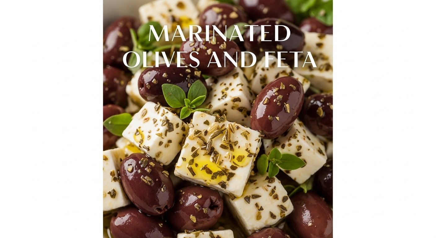 Savory Delights: The Art of Marinated Olives and Feta