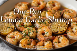 Zesty One-Pan Lemon Garlic Shrimp: A Keto Delight