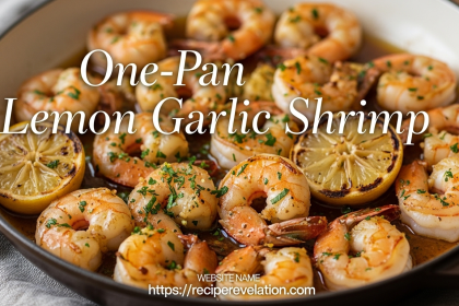 Zesty One-Pan Lemon Garlic Shrimp: A Keto Delight
