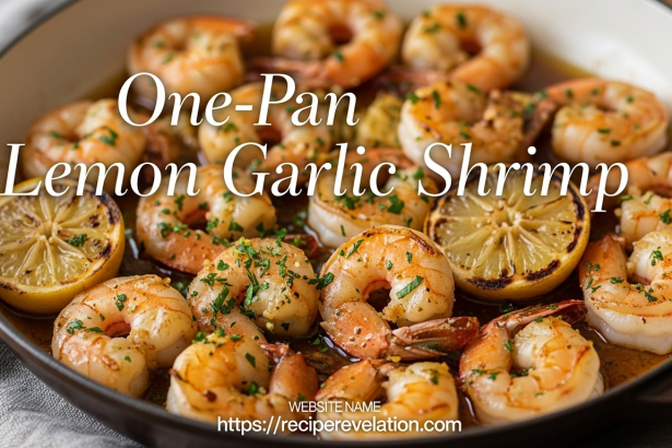 Zesty One-Pan Lemon Garlic Shrimp: A Keto Delight