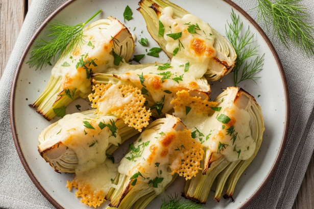 Savor the Magic of Roasted Fennel with Parmesan Bliss
