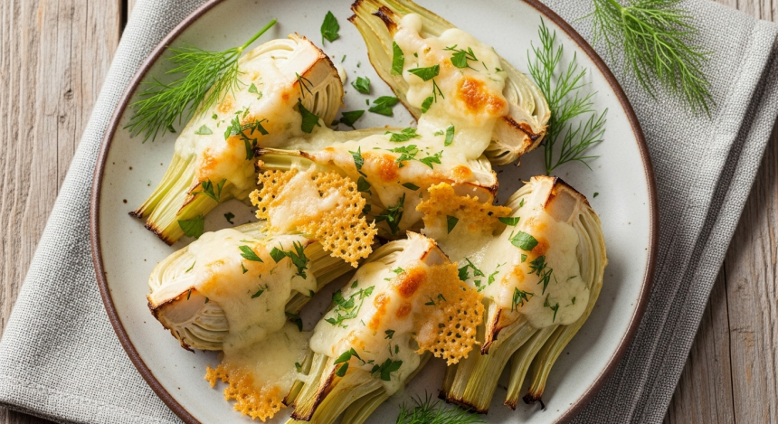 Savor the Magic of Roasted Fennel with Parmesan Bliss