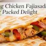 Sizzling Chicken Fajita Quesadilla: Flavor Packed Delight