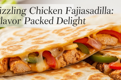 Sizzling Chicken Fajita Quesadilla: Flavor Packed Delight