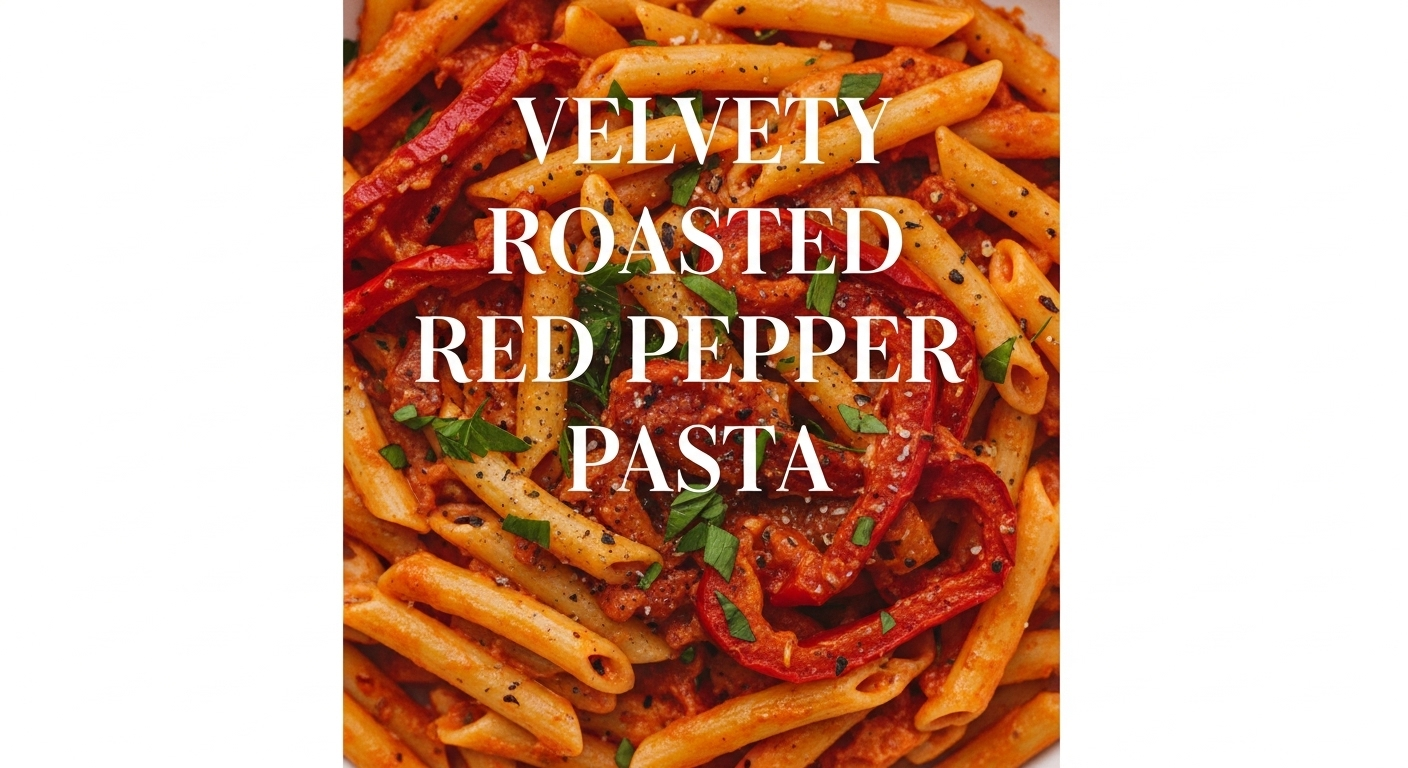 Velvety Roasted Red Pepper Pasta: A Flavorful Twist
