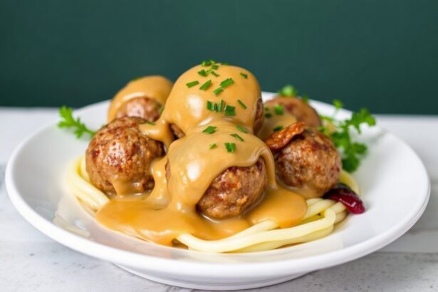 Irresistible plant meatballs: vegan Swedish comfort food recipe.