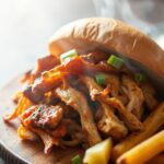 Delicious BBQ pulled chicken recipe: lean, tasty, magical.