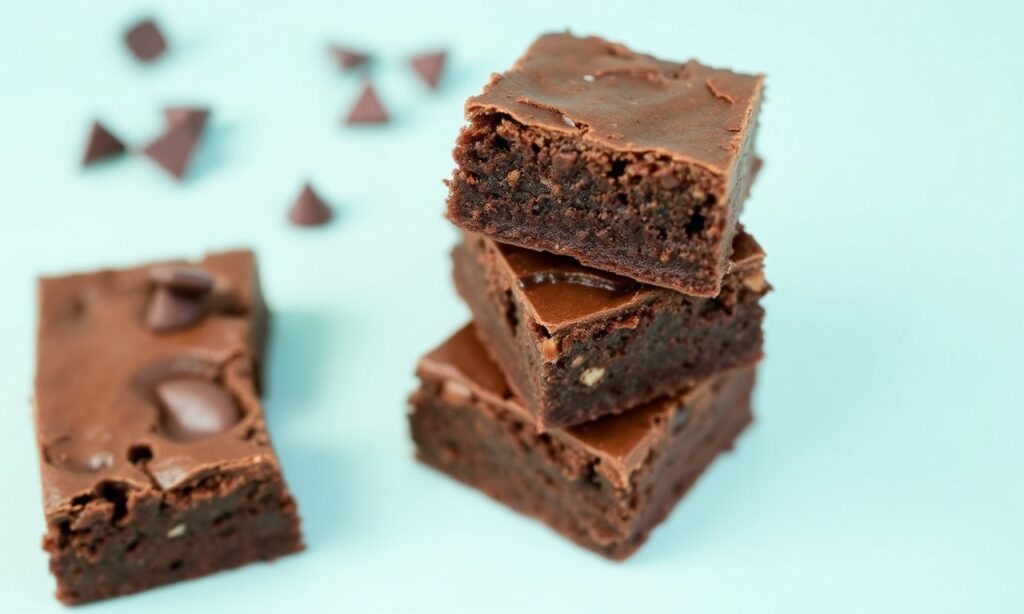 Decadent gluten-free brownies: rich, fudgy indulgence without the gluten.
