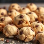 Heavenly sweet cookie dough bites for blissful indulgence.