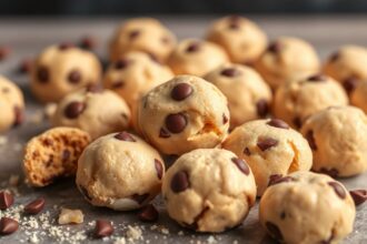 Heavenly sweet cookie dough bites for blissful indulgence.