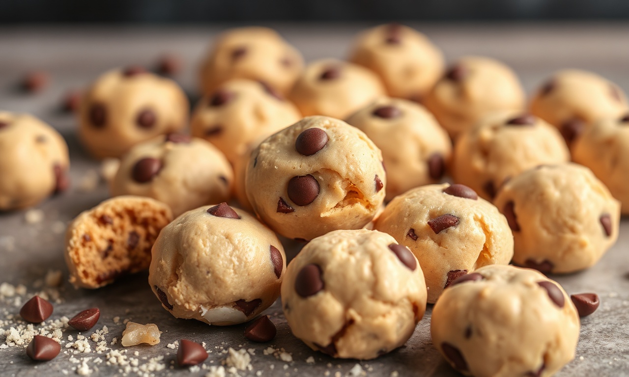 Heavenly sweet cookie dough bites for blissful indulgence.
