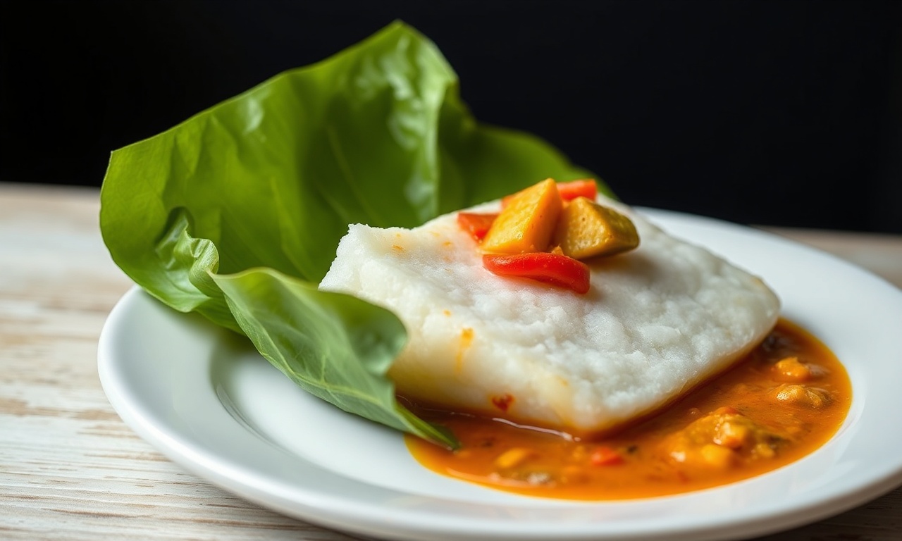 Lontong Unwrapped: Delicious rice cakes with flavorful vegetable curry.