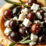 Flavorful marinated olives and feta, a Mediterranean delight.
