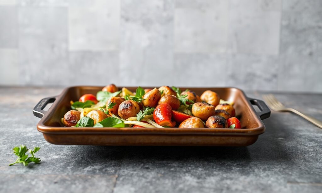 One delicious sheet pan dinner recipe for easy weeknights.