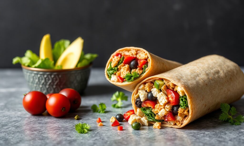 Energize mornings with bold vegan breakfast burritos.
