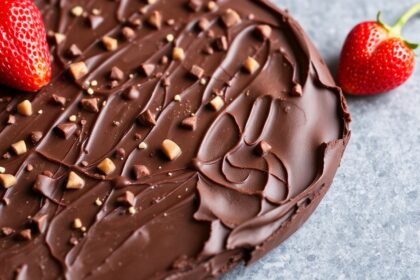 Decadent dairy-free dark chocolate bark recipe, a delicious treat.