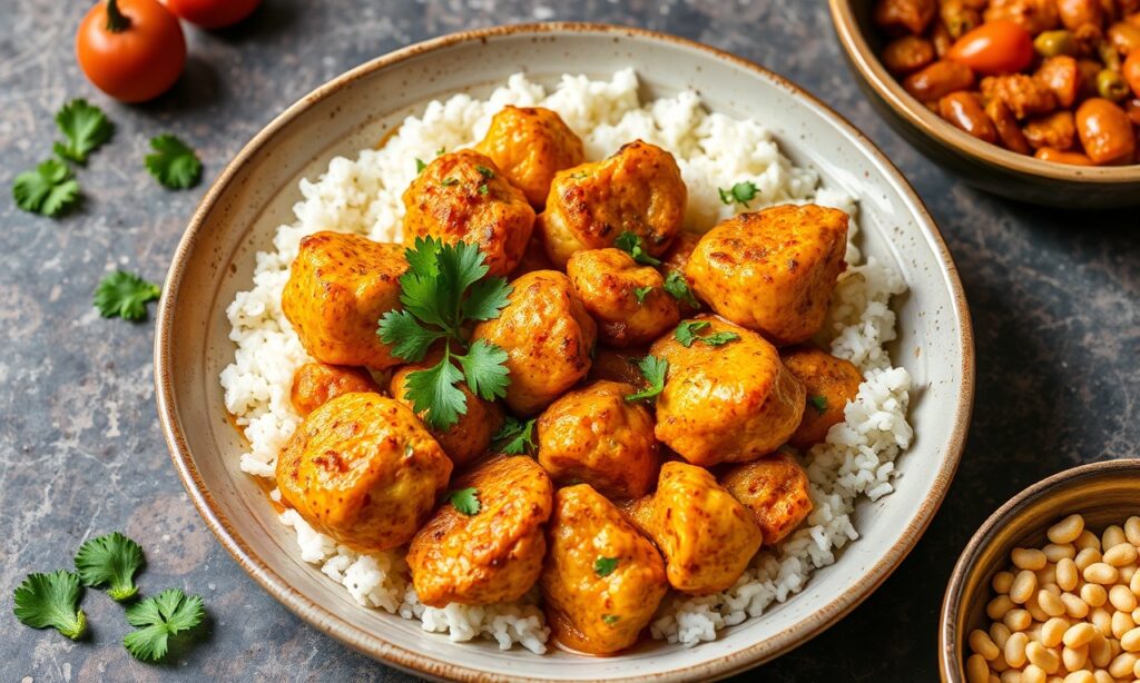 Cauliflower Tikka Masala: vibrant, flavorful, classic Indian dish.