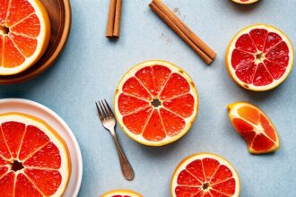Zesty broiled grapefruit with cinnamon, a bright sweet twist.