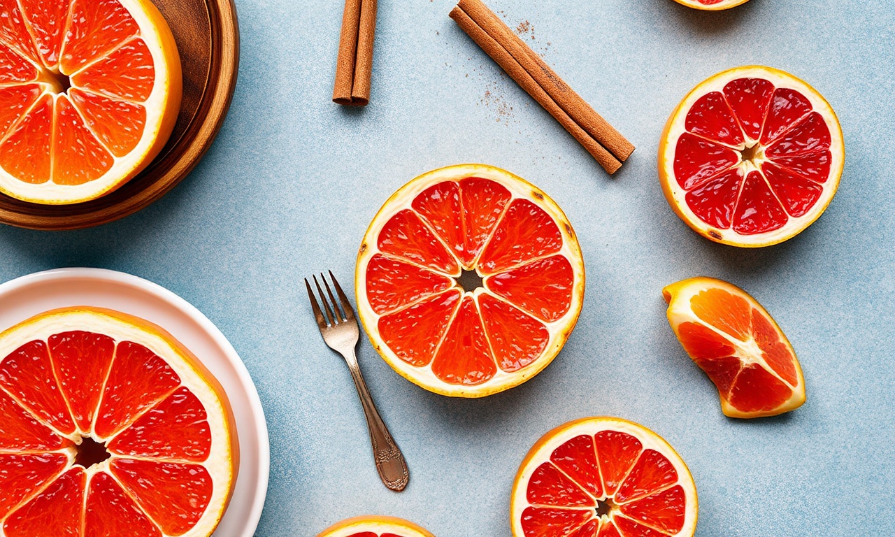 Zesty broiled grapefruit with cinnamon, a bright sweet twist.