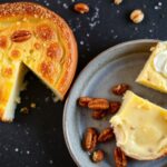 Golden baked brie: sweet, nutty cheese delight, perfect appetizer.