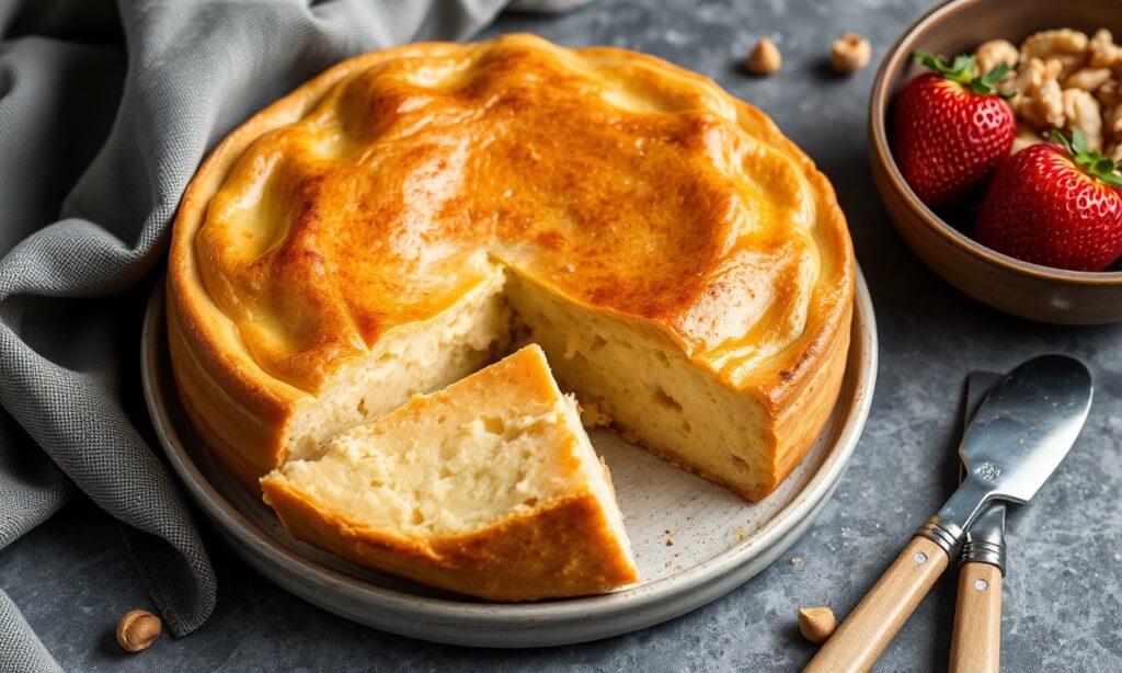 Golden baked brie: a sweet, nutty delight, perfect for indulgence.