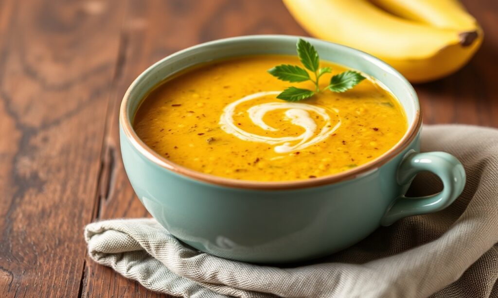 Golden lentil soup: a nourishing, flavorful bowl of comfort.
