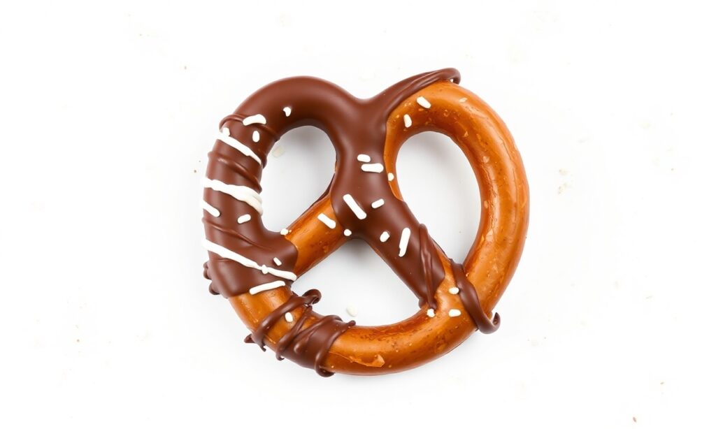 Sweet salty chocolate-covered pretzel rods: a perfect flavor combination.