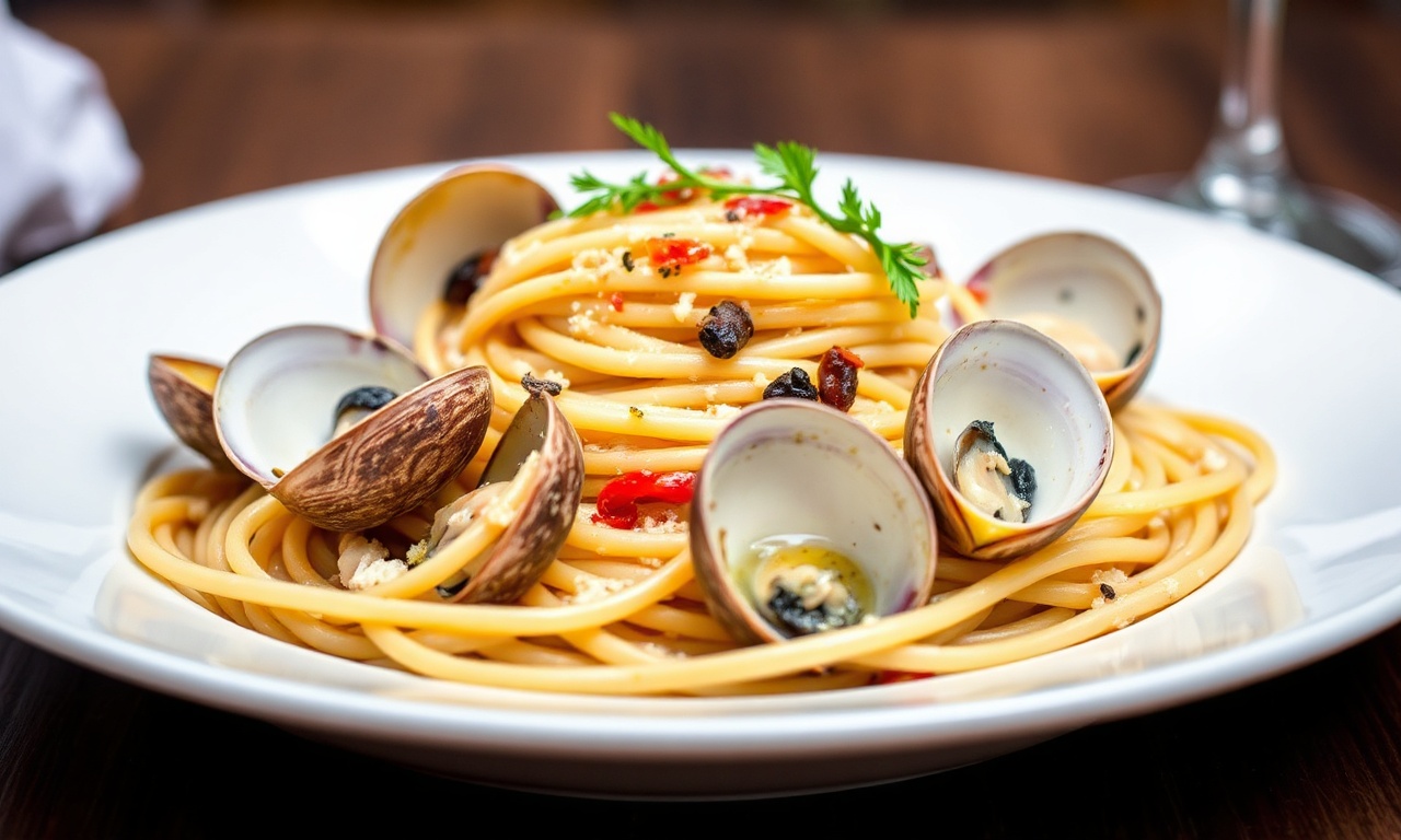 Delicious Vongole Recipe without wine: Clam Spaghetti Delight.