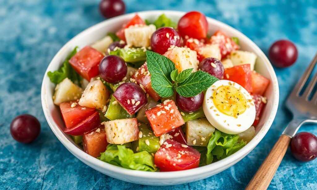 Refreshing sea grape salad with zesty sesame dressing.