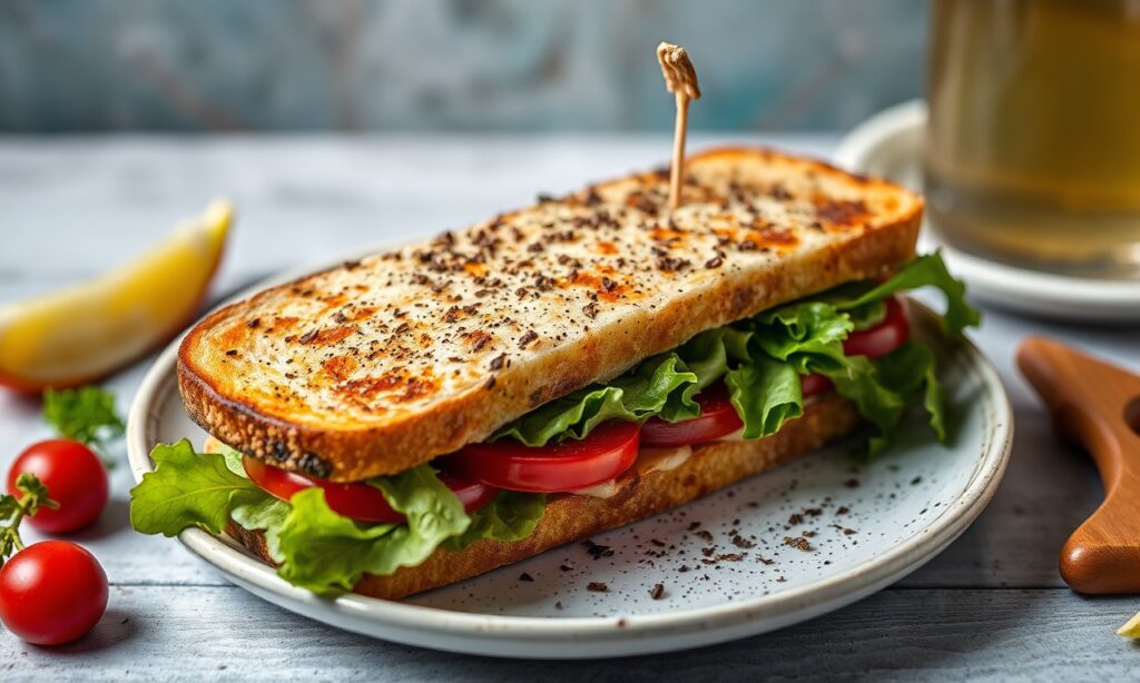 Classic Croque Madame: Delicious vegetarian twist on timeless favorite.