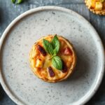 Delicious Tiny Tasties: Artful mini crustless quiches recipe.