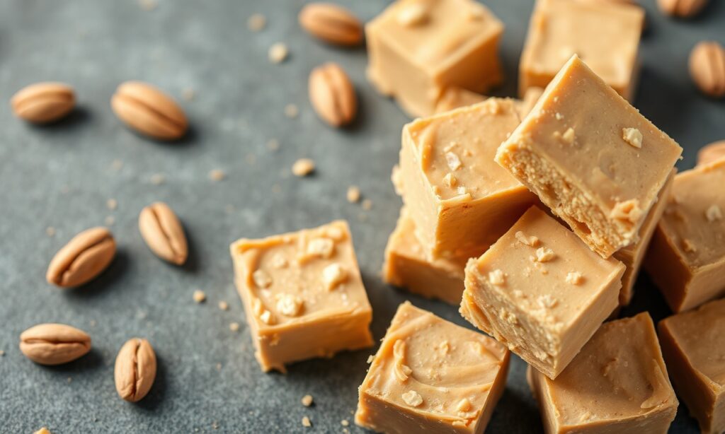 Creamy peanut butter fudge recipe: decadent, blissful, irresistible sweet treat.