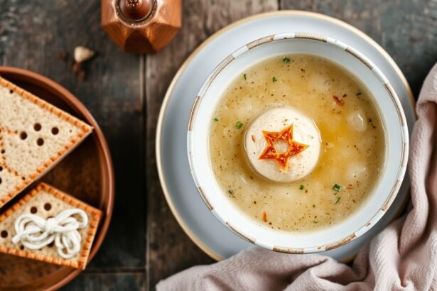 Delicious matzo ball soup, a comforting tradition in every spoonful.