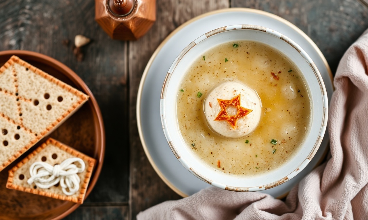 Delicious matzo ball soup, a comforting tradition in every spoonful.