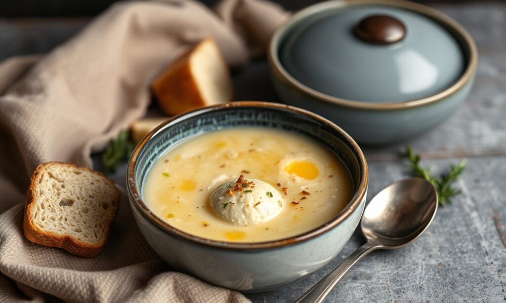 Delicious matzo ball soup, a comforting tradition in every spoonful.