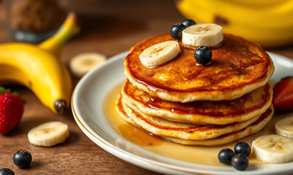 Easy 3-ingredient banana pancakes recipe for a quick, wholesome breakfast.