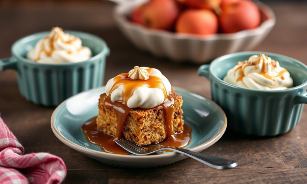 Decadent sticky toffee pudding, a comforting British delight.