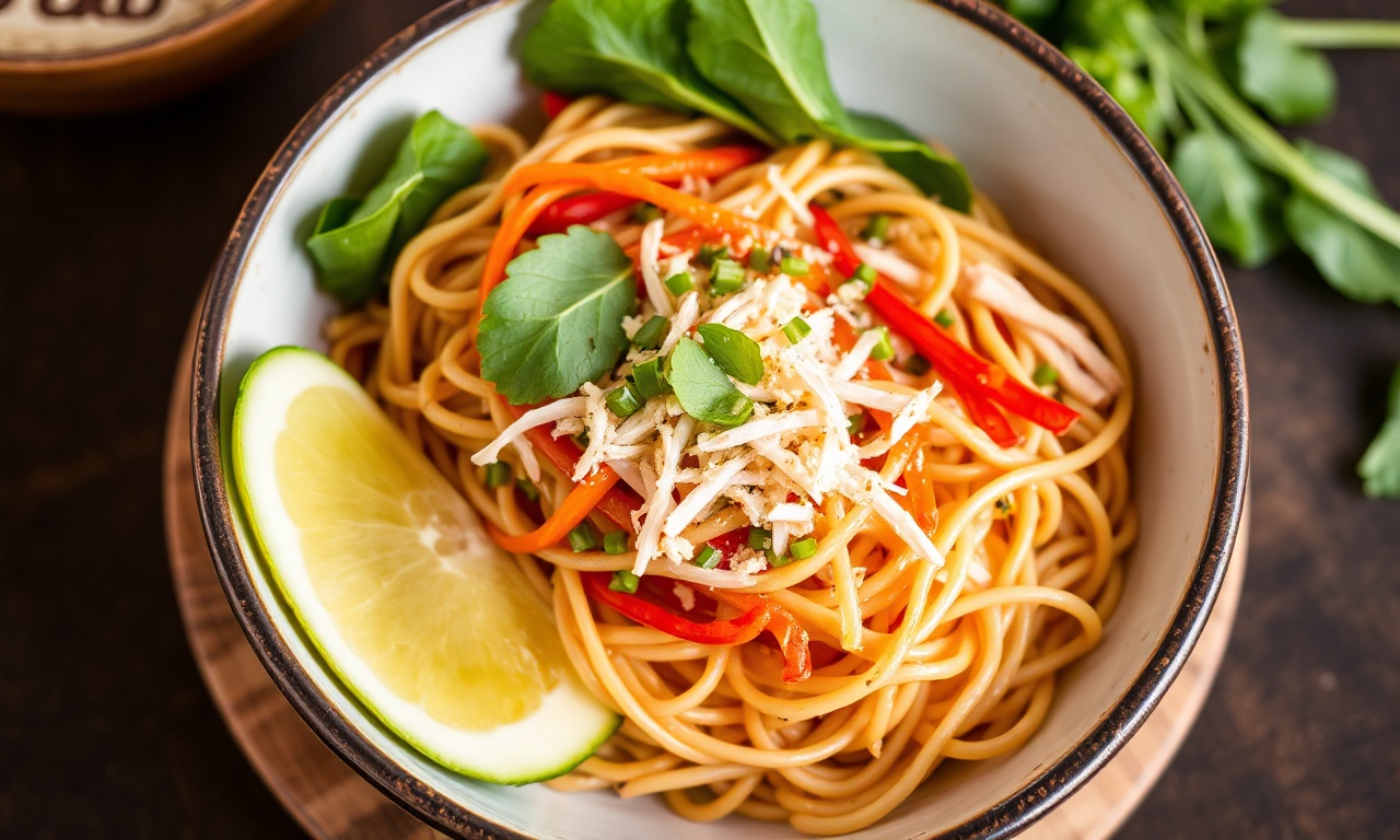 Brighten meal with vibrant, lightened-up Pad Thai.