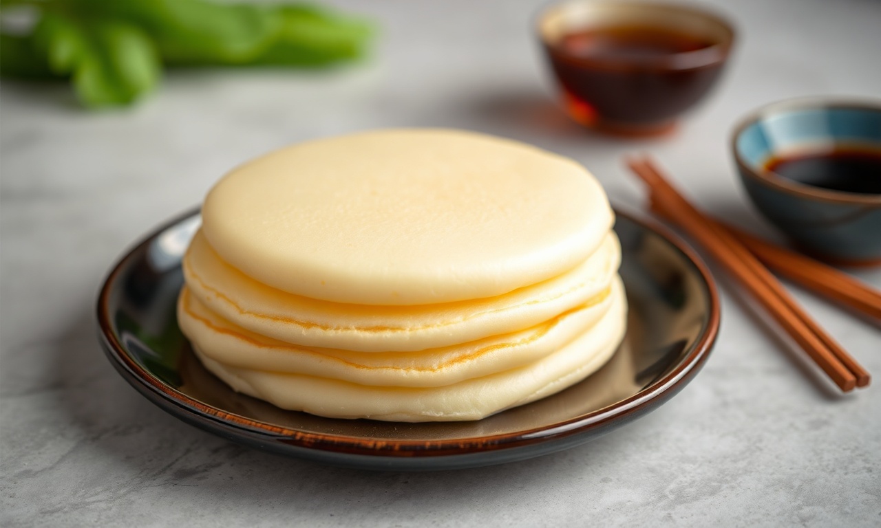 Fluffy Japanese soufflé pancakes, light and airy dessert perfection.