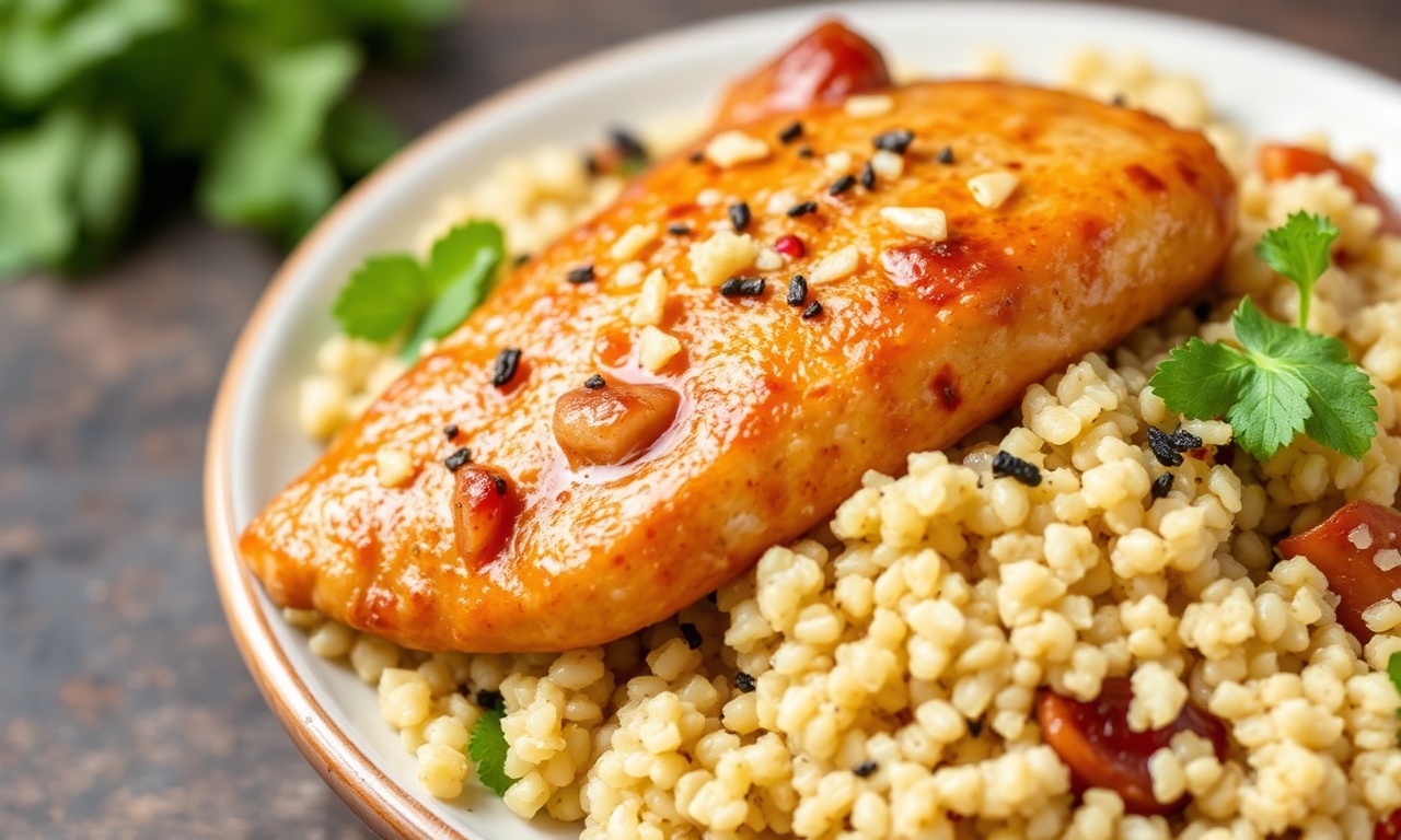 Healthy Quinoa Chicken meal for energy and vibrancy.