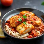 Healthy twist chicken cacciatore recipe for a delicious meal.