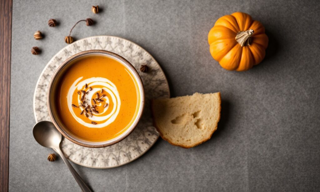 Golden roasted pumpkin soup, creamy comfort recipe secrets.