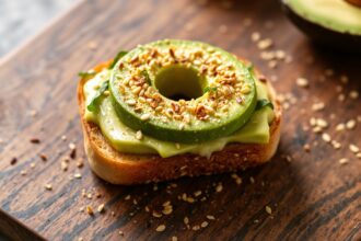 Everything bagel avocado toast: a delicious reinvention.